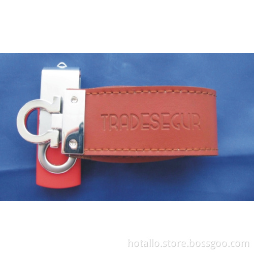 Leather USB Flash Drive USB Memory with Free Logo